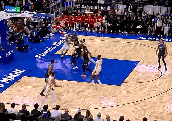 库明加急停跳投助老鹰反超魔术